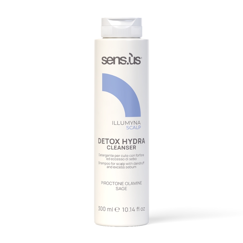 Sensus Illumyna Scalp Detox Hydra Cleanser, detergente per cute con forfora ed eccesso di sebo