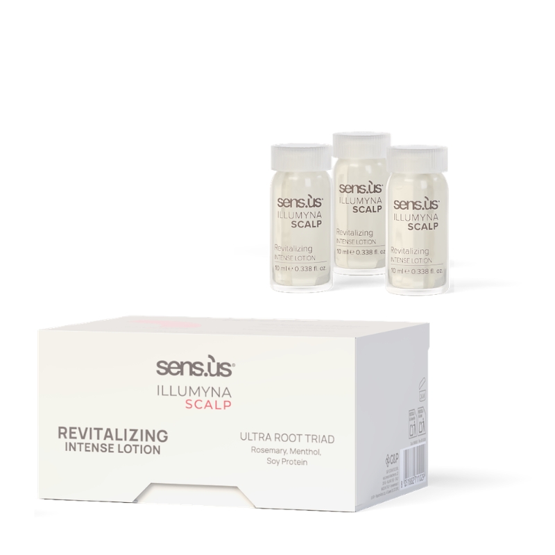 Sensus Illumyna Scalp Revitalizing Intense Lotion, fiale anticaduta 12x10ml