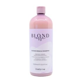 Inebrya Blondesse Miracle Blonde Miracle Shampoo, Chelante e Antipolluzione per Capelli Biondi con Olio di Cocco e Aloe Vera, 300ml - 1000ml Inebrya Blondesse Miracle Blonde Miracle Shampoo, Chelante e Antipolluzione per Capelli Biondi con Olio di Cocco e Aloe Vera, 300ml - 1000ml