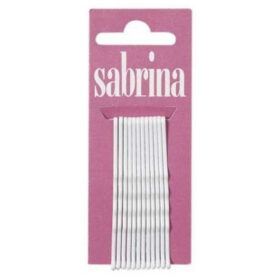 Mollette Sabrina Bianche 7cm