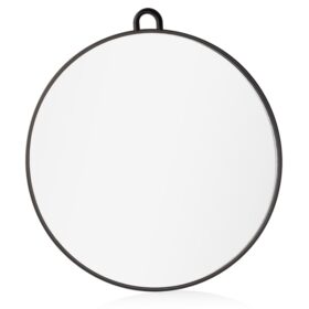 Specchio Tipo Reflex Tondo Nero E514N