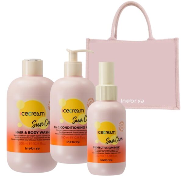 IceCream Sun Care Kit Shampoo + Mask + Spray + Bag