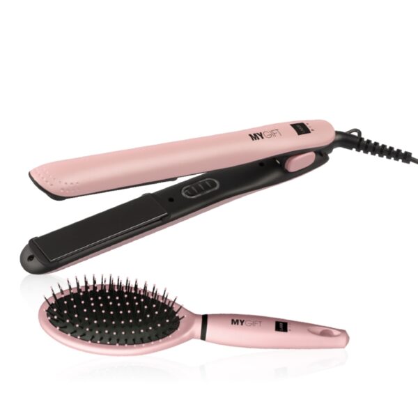 Mygift Kit Piastra E Spazzola Professionale B225