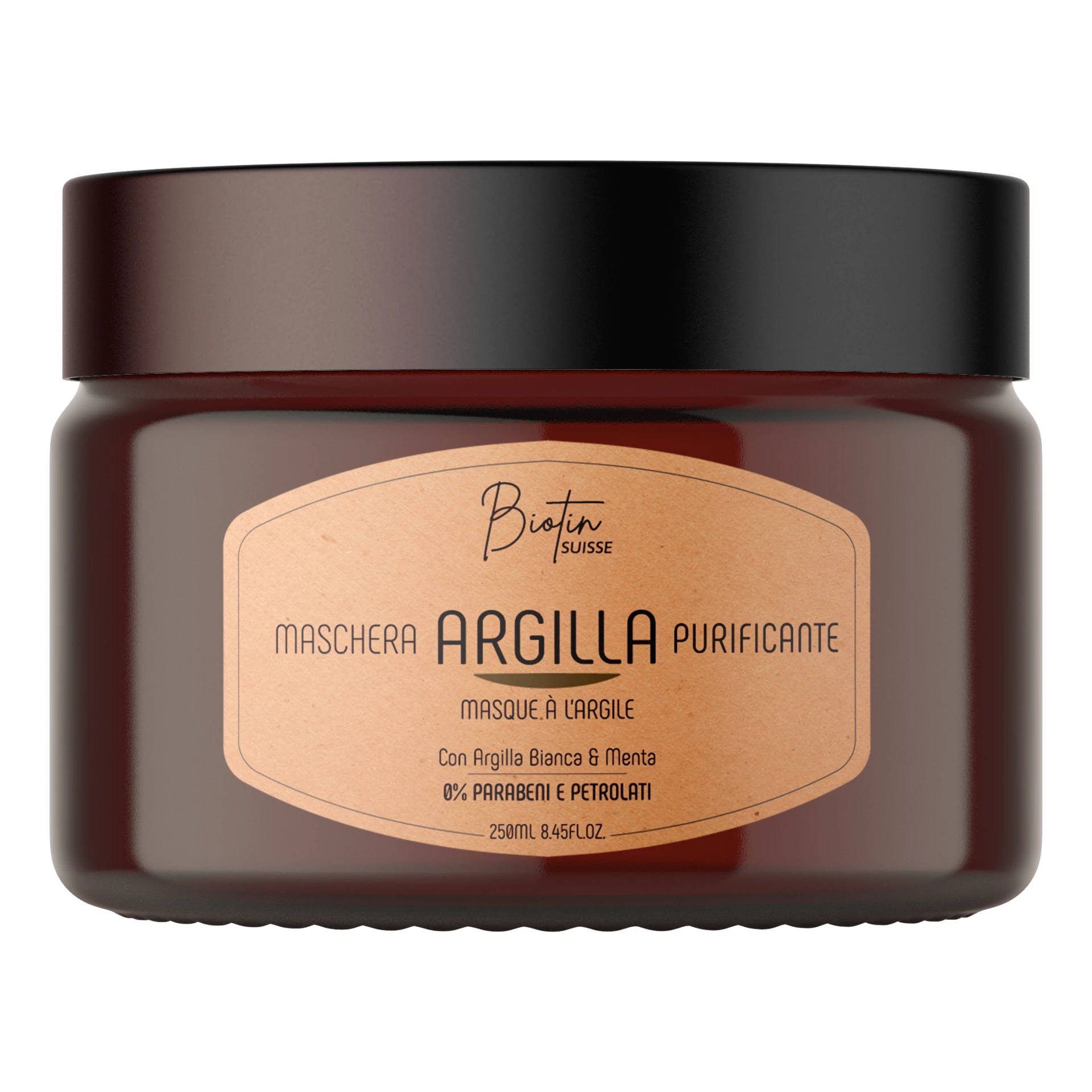 Biotin Suisse Argilla Purificante, Leggerezza e Freschezza Immediata,  250ml