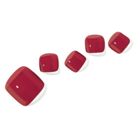 Ohora Nail Sticker Piedi Tint Burgundy