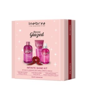 Inebrya Shecare Glazed Infinite Shine Kit, Rituale illuminante per Capelli Spenti Opachi Inebrya Shecare Glazed Infinite Shine Kit, Rituale illuminante per Capelli Spenti Opachi